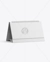 Desk Tent Calendar Mockup – Half Side View