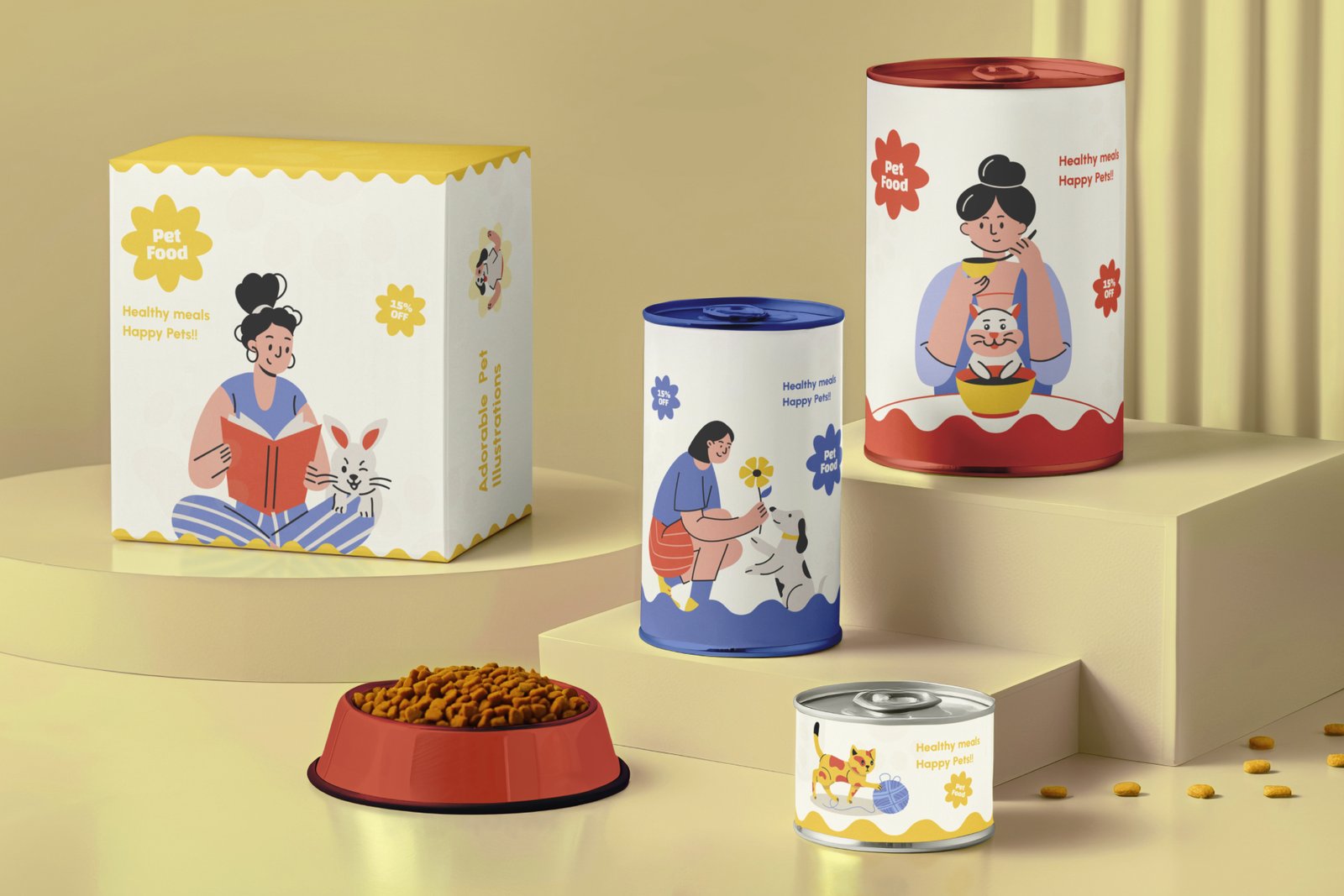 Pet Illustrations Art Set