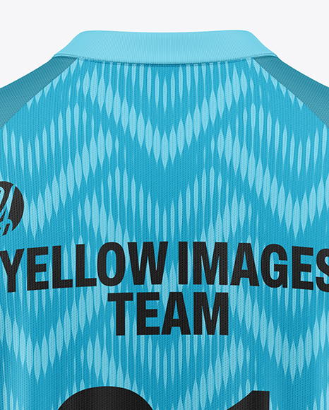 Soccer Jersey Mockup - Back View