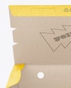 Opened Kraft Paper Food Box Mockup