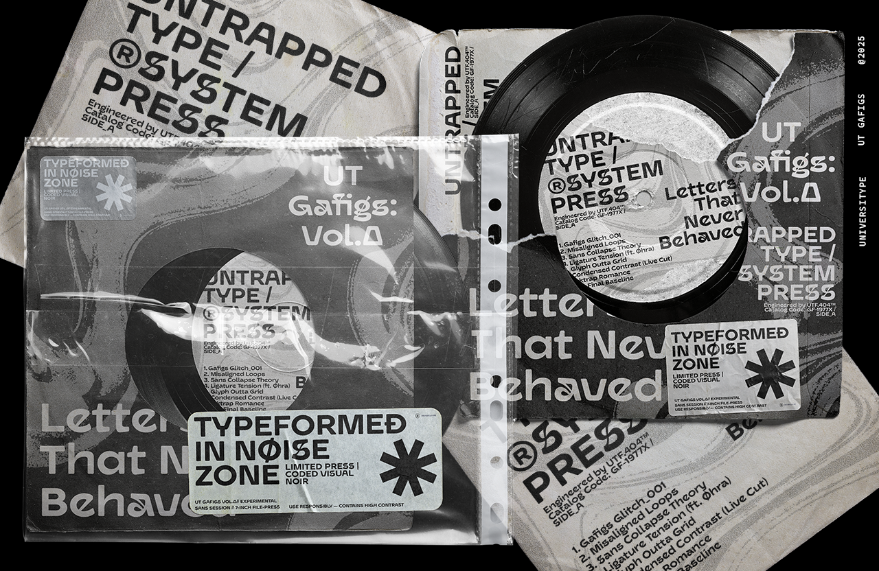 UT Gafigs - An Experimental Sans Serif