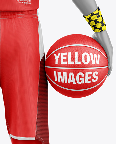 Full Basketball Kit Mockup - Back view