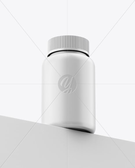 Matte Medicine Pill Bottle Mockup
