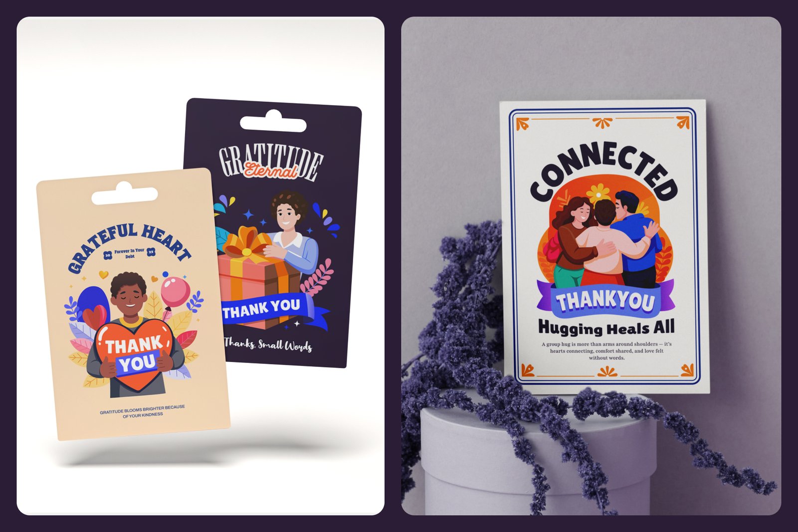 Thank You Illustration Set