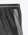 Heather Shorts Mockup - Half Side View