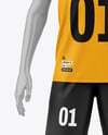 Kids Soccer Kit w/ Mannequin Mockup - Front View