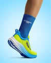 Running Shoe on Women's Leg Mockup