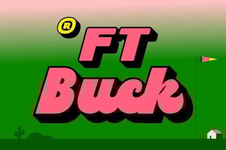 Ft Buck Shadow Font + Free Vector Illustration - Shadow font