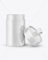 Glossy Paper Tube with Pull Tab Mockup