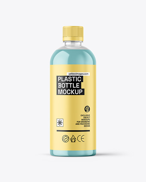 Clear Cosmetic Bottle Mockup