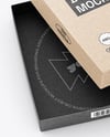Kraft Paper Sweets Box Mockup