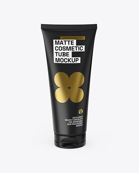 Cosmetic Tube with Box Mockup