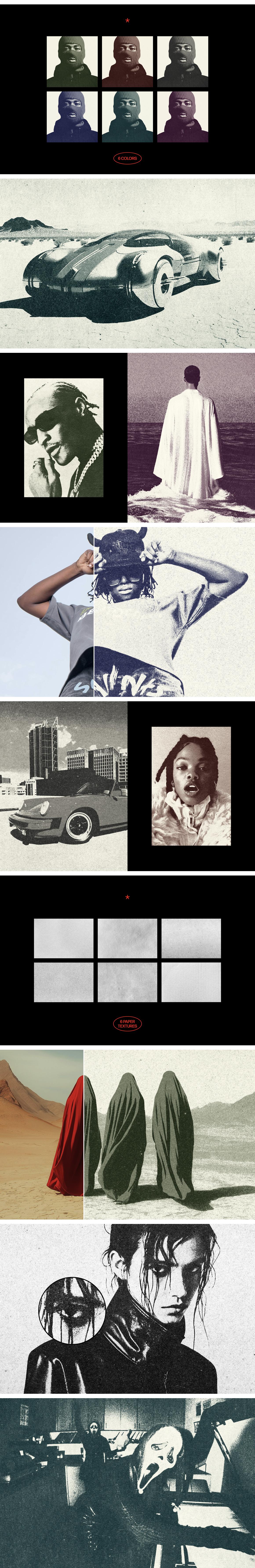Retro Copy Print Photo Effect