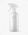 16oz Matte Spray Bottle Mockup