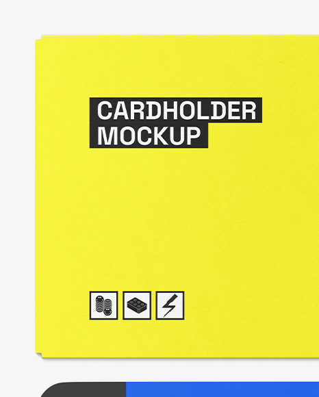 Credit Card w/ Kraft Cardholder Mockup