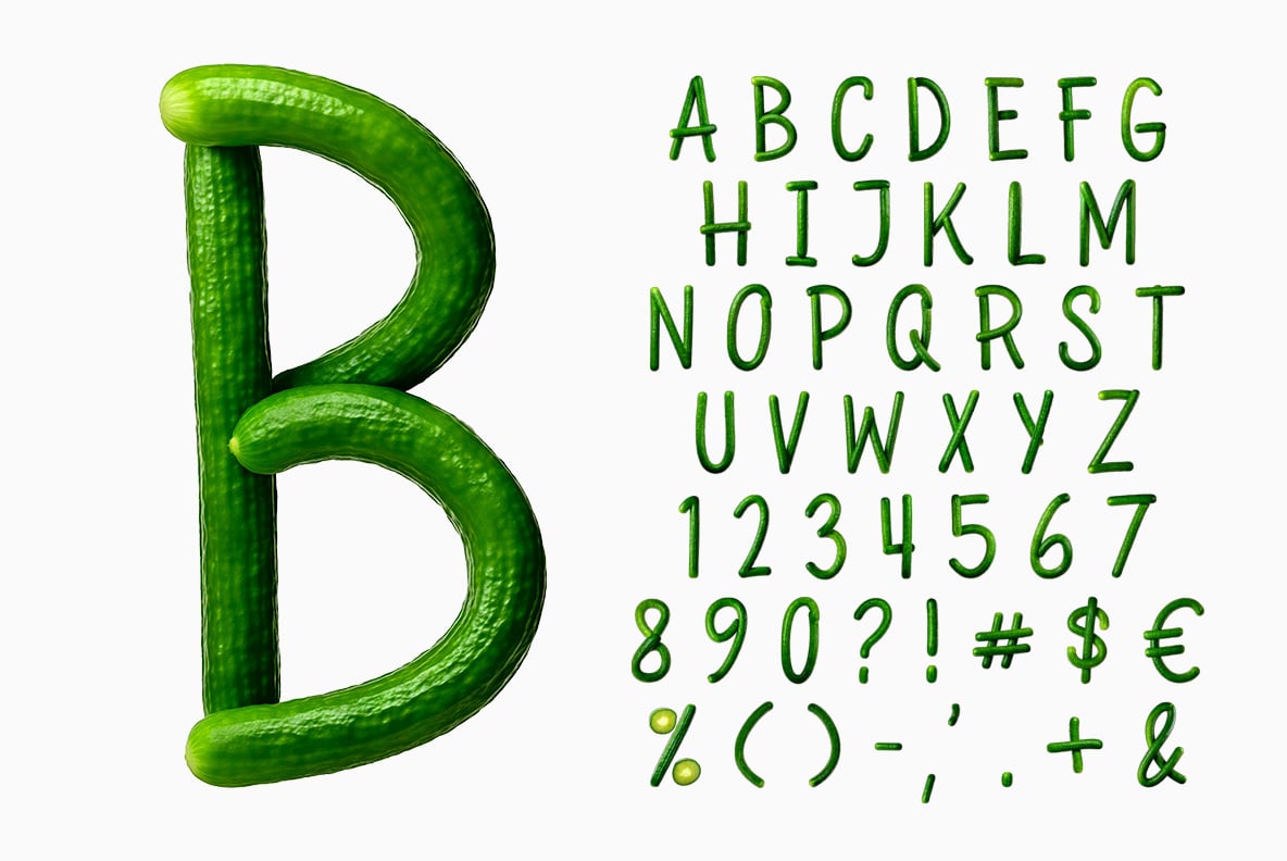 Cucumber Font