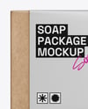 Kraft Paper Soap Bar Mockup – Front View