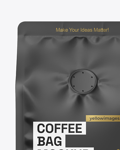 Matte Coffee Bag Mockup