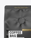 Matte Coffee Bag Mockup