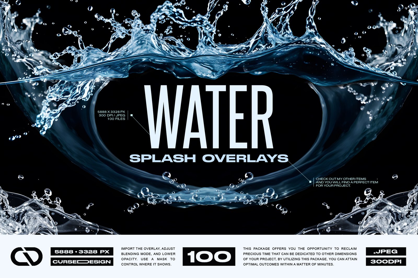 Water Splash Overlays