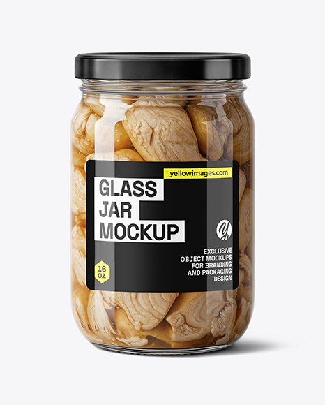 Canned Chicken Jar Mockup - Metal can mockup