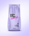 Matte Coffee Bag Mockup