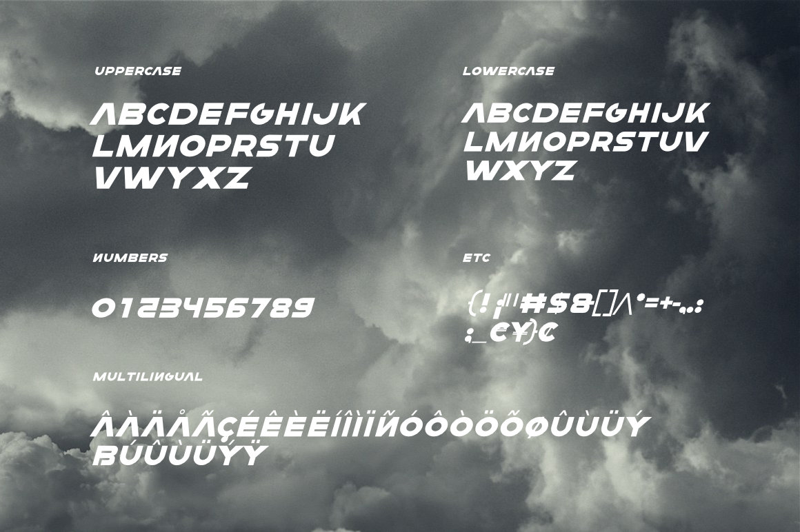 Fear Logo Italic Font