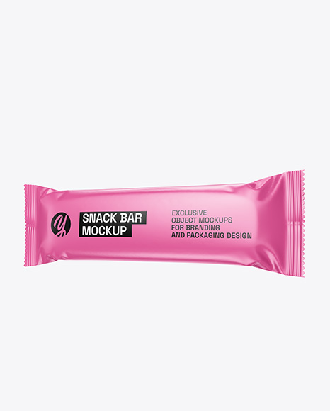 Matte Snack Bar Mockup - Candy mockup