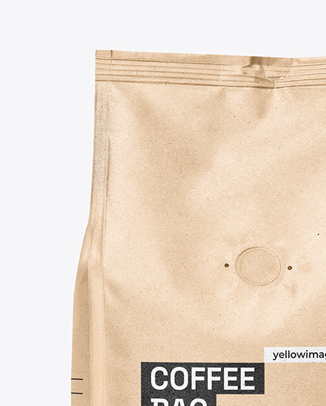 Kraft Paper Coffee Bag Mockup
