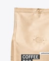 Kraft Paper Coffee Bag Mockup