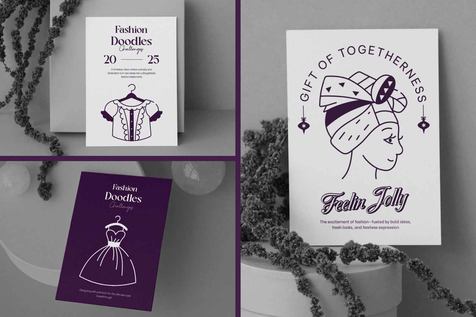 Fashion Drawings Illustration Set