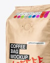 Kraft Paper Coffee Bag Mockup