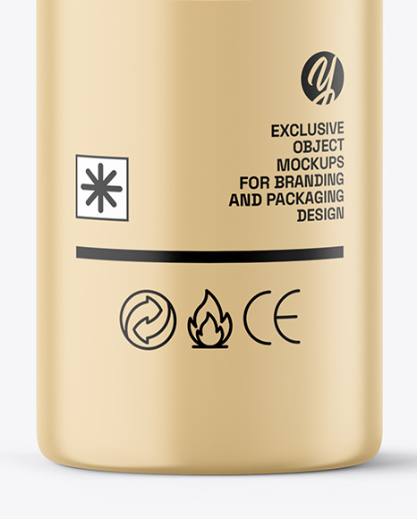 Matte Spray Bottle Mockup