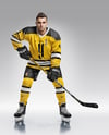 Man Wearing Full Ice Hockey Kit Mockup