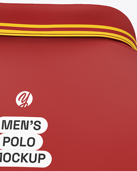Men's Short Sleeve Polo Shirt Mockup