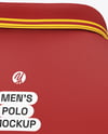 Men's Short Sleeve Polo Shirt Mockup