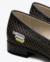 Pair of Women's Leather Loafers Mockup
