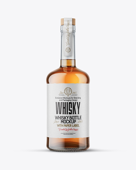 Whiskey Bottle Mockup - Ireland Mockups
