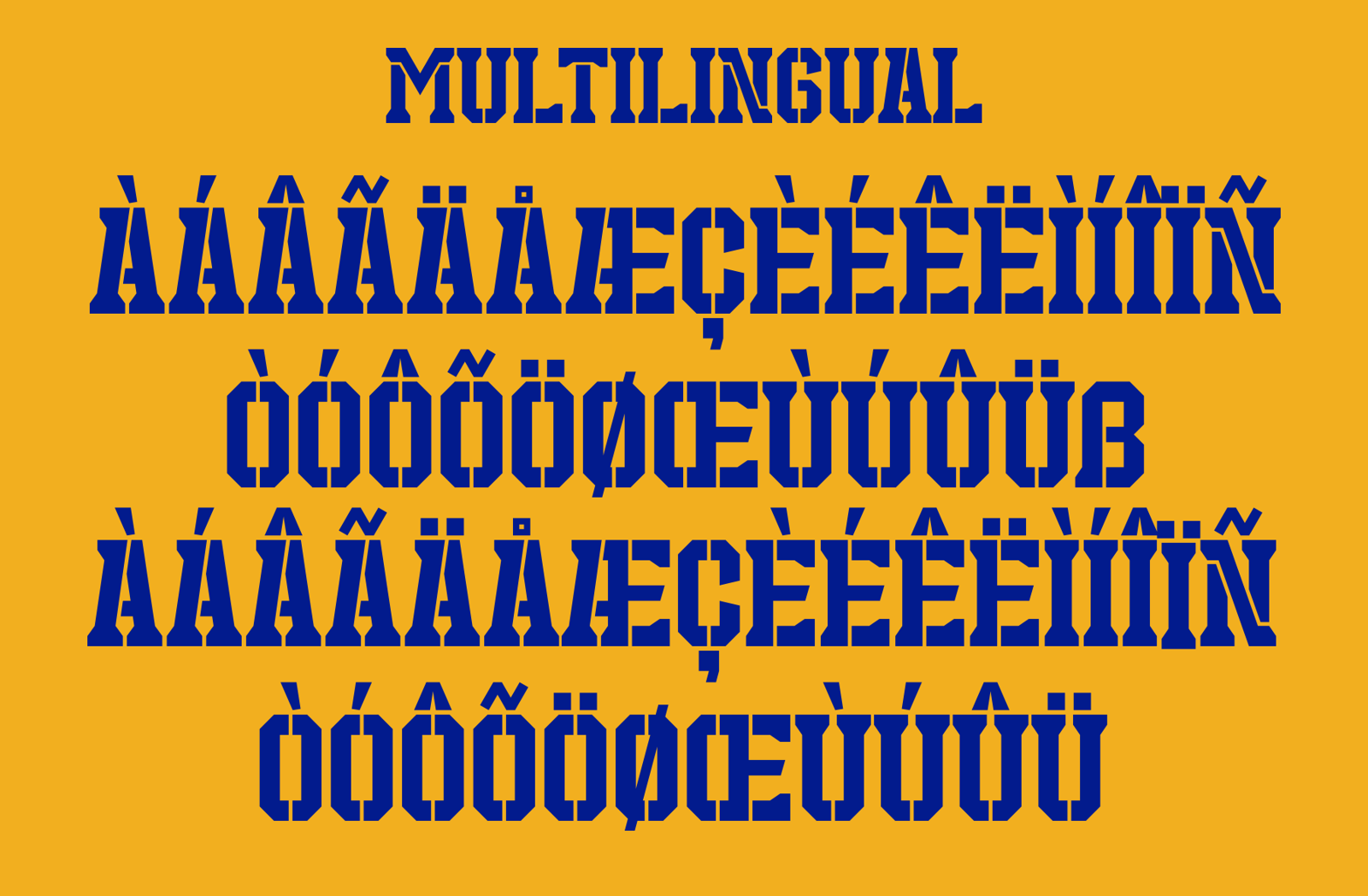 Disway Stencil Slab Font