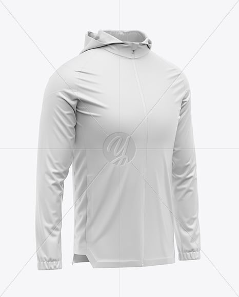 Hooded All Weather Jacket Mockup