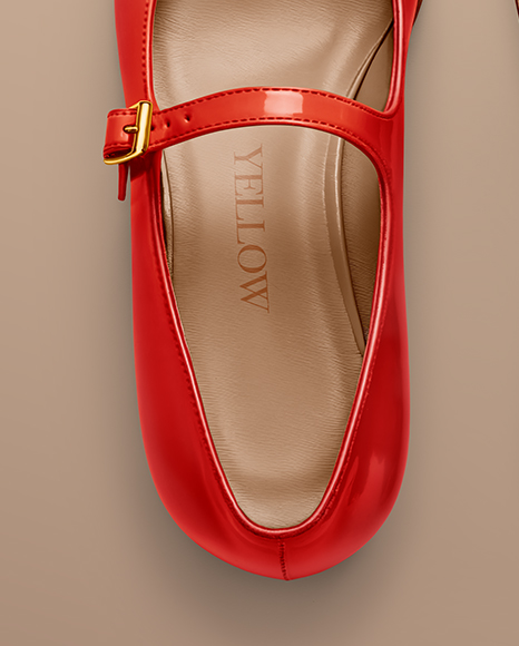 Pair of Mary Janes Mockup