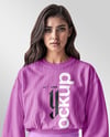 Woman Wearing Sweatshirt & Leggings Mockup