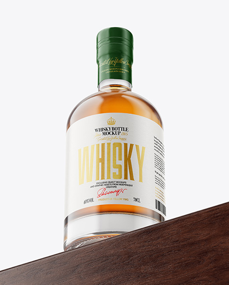 Whiskey Bottle Mockup