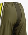 Shell Shorts Mockup - Back Half Side View
