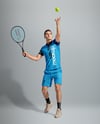 Man Wearing Tennis Uniform Mockup