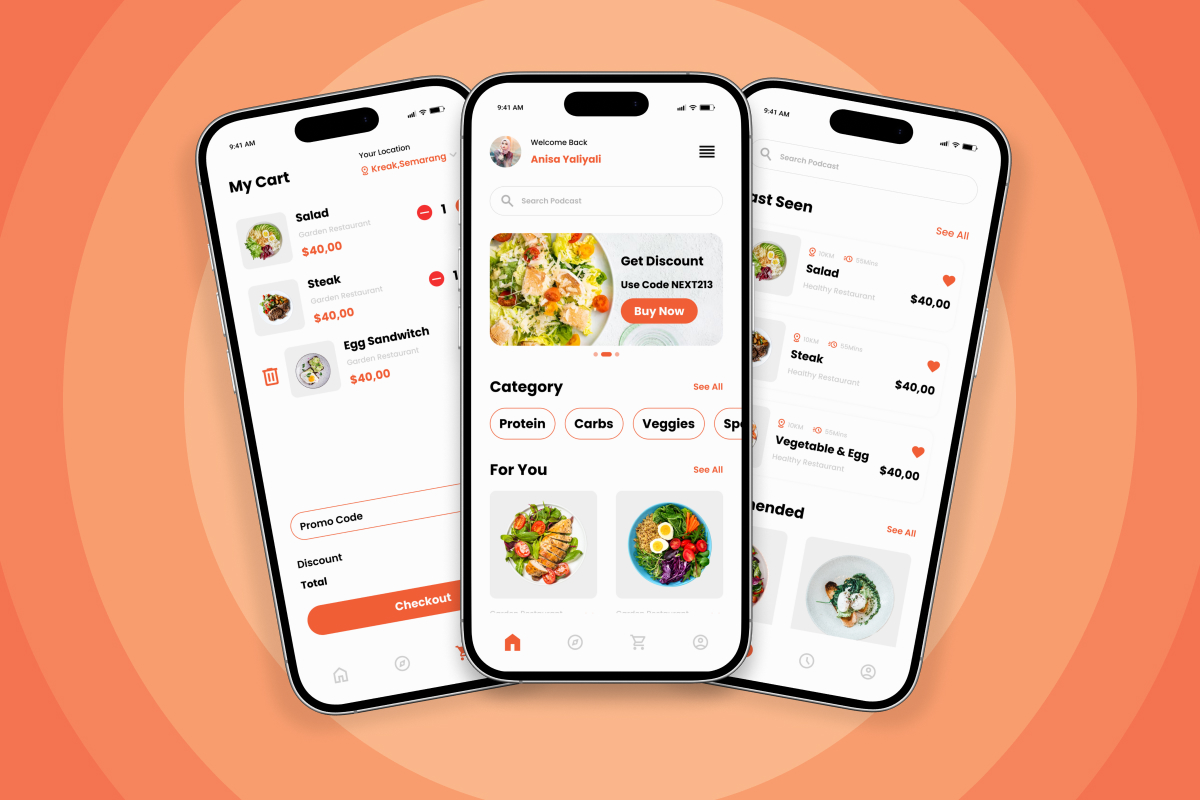 Savora – Plant-Based Food Delivery App Design Template
