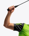 Man Wearing Badminton Uniform Mockup