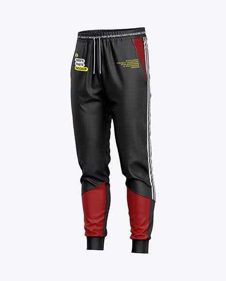 Men’s Pants Mockup - Half Side View