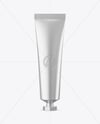 Metallic Cosmetic Tube Mockup
