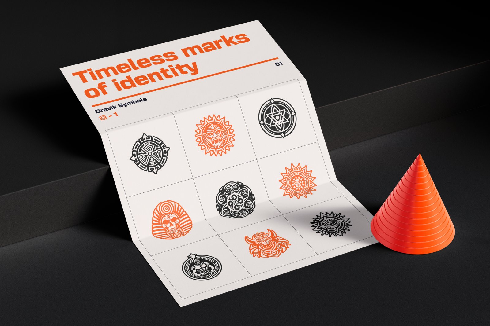 Ancient Symbols and Tattoo Art Set